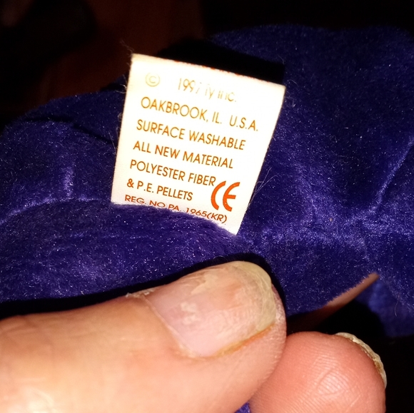 Ty | Toys | Rare Discontinued First Edition Princess Di Beanie Baby